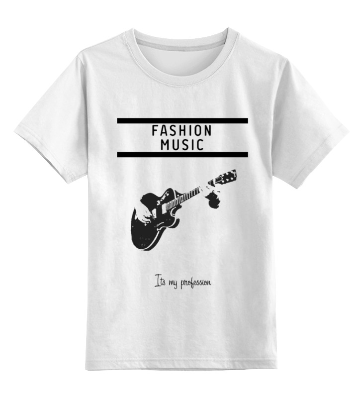 Детская футболка классическая унисекс Printio Fashion music