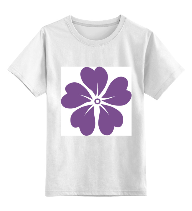 Детская футболка классическая унисекс Printio Фиолетовая лилия