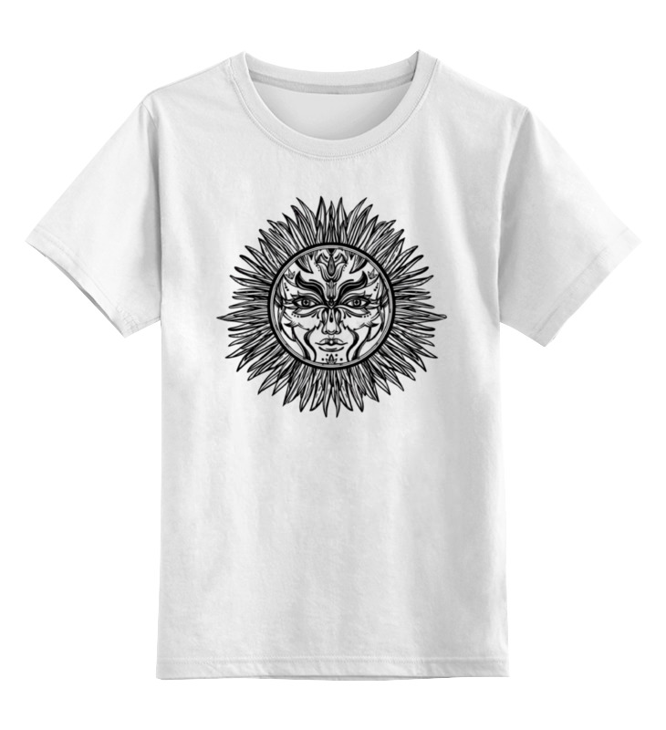 Детская футболка классическая унисекс Printio Символ солнца
