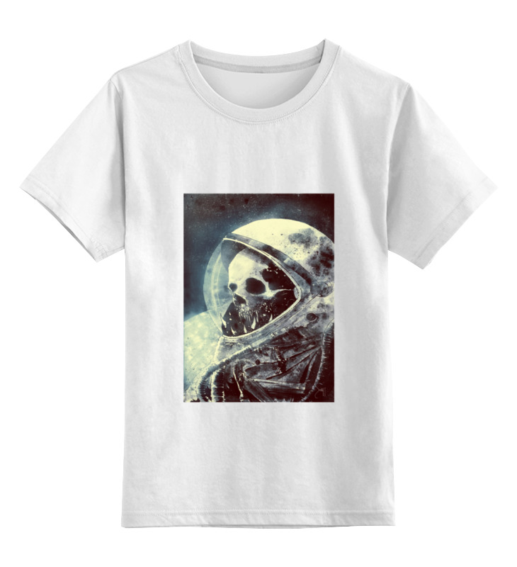Детская футболка классическая унисекс Printio Безлюдный космос