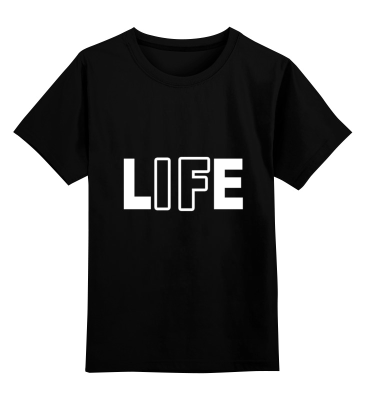 Детская футболка классическая унисекс Printio Life - жизнь