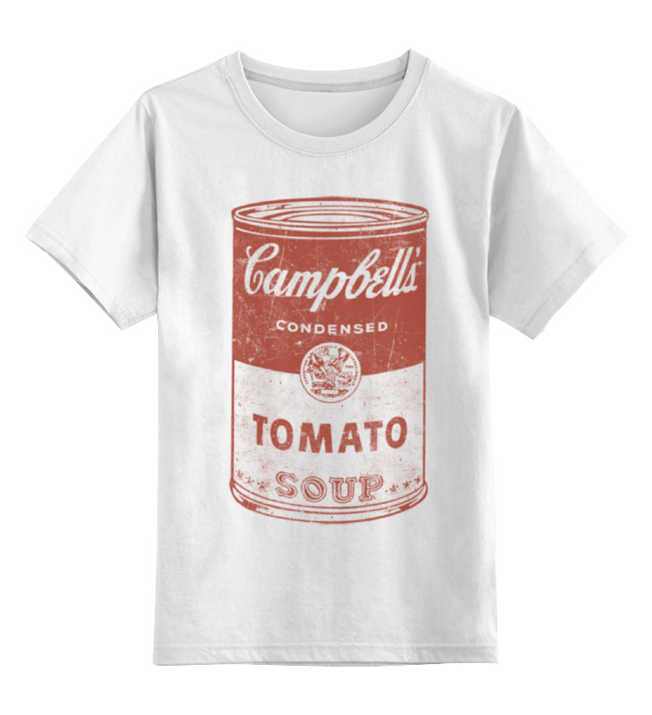 Детская футболка классическая унисекс Printio Банка с супом кэмпбелл