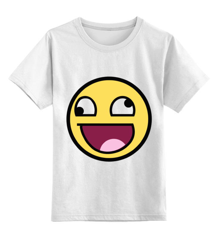 Детская футболка классическая унисекс Printio Awesome smile