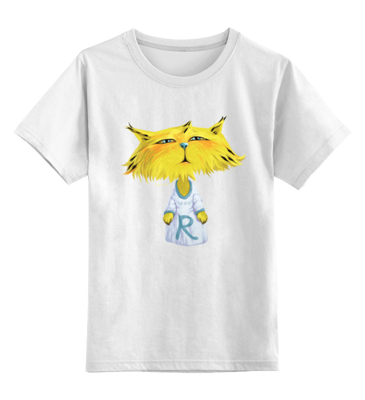Детская футболка классическая унисекс Printio Рысёнок