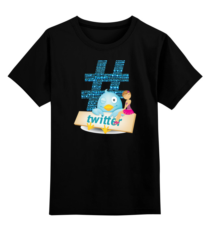 Детская футболка классическая унисекс Printio Твиттер