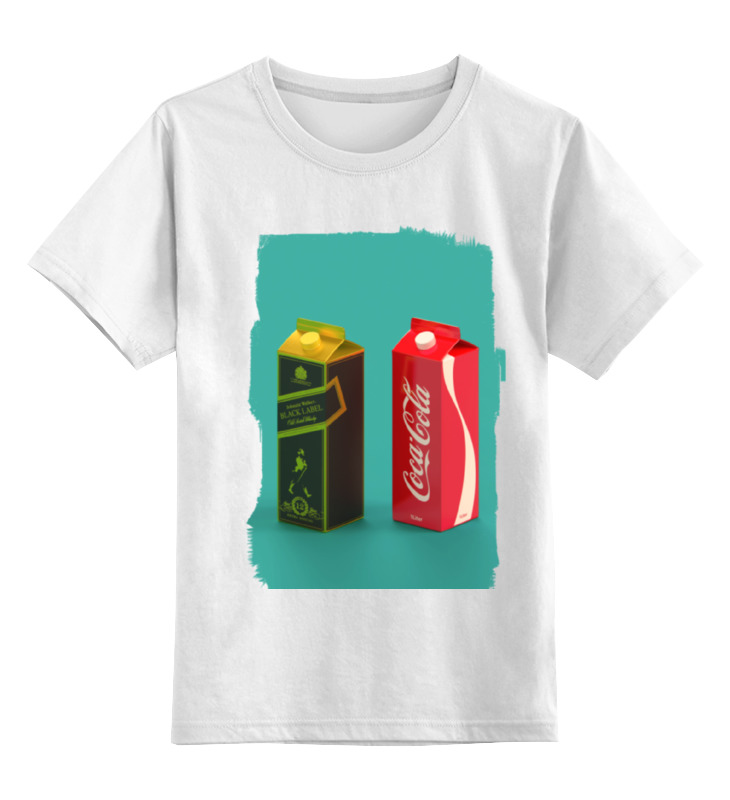 Детская футболка классическая унисекс Printio Whisky cola