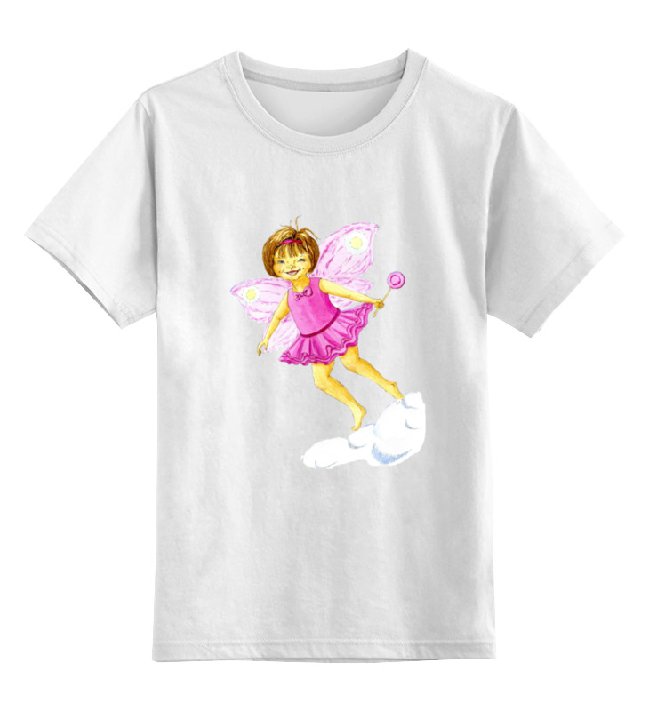 Детская футболка классическая унисекс Printio Розовая феечка