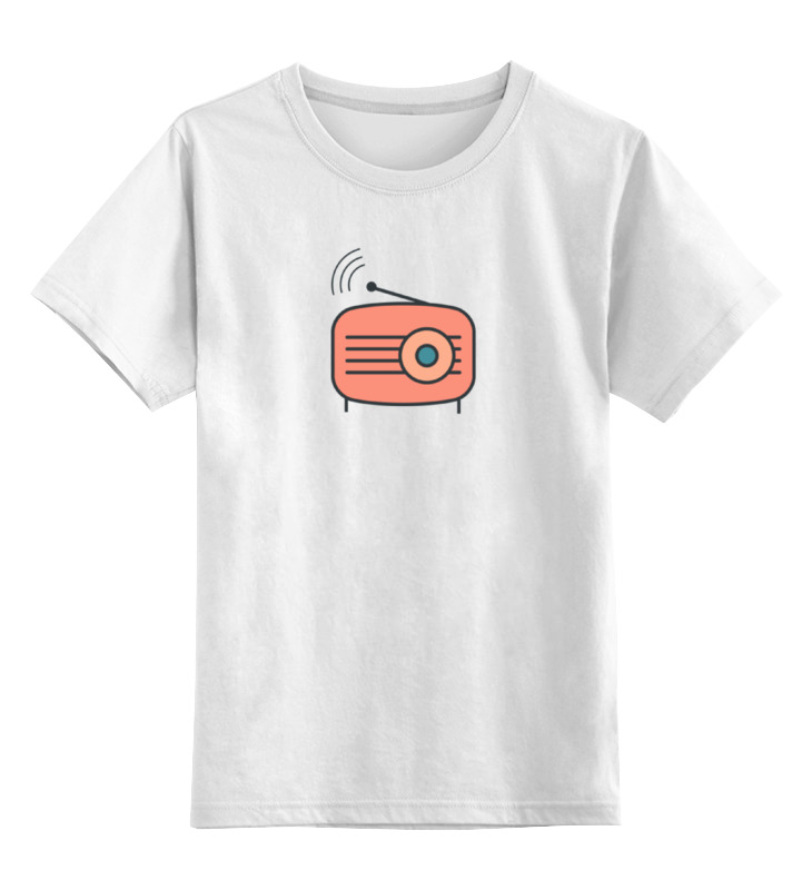 Детская футболка классическая унисекс Printio Радио