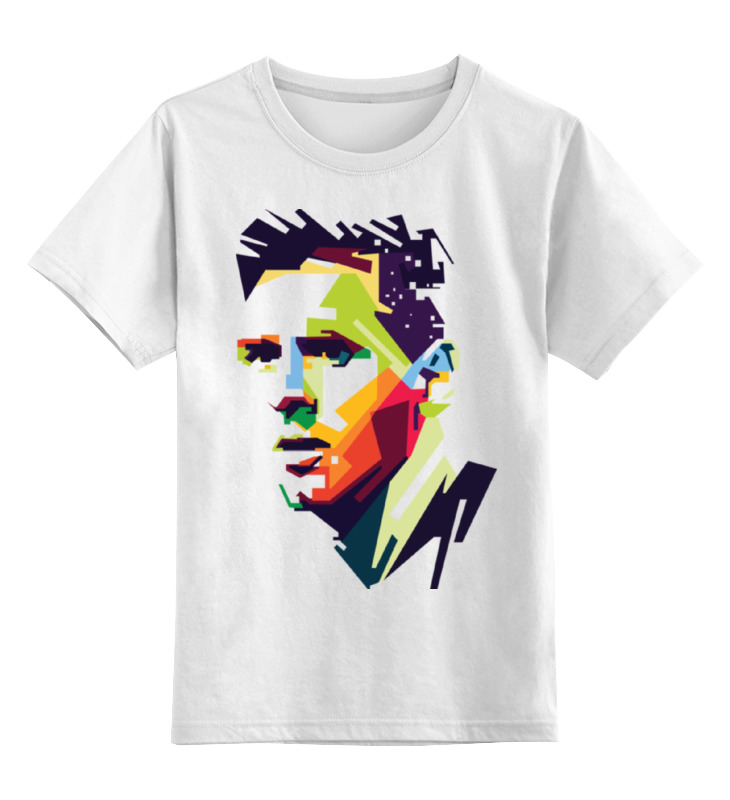Детская футболка классическая унисекс Printio Messi