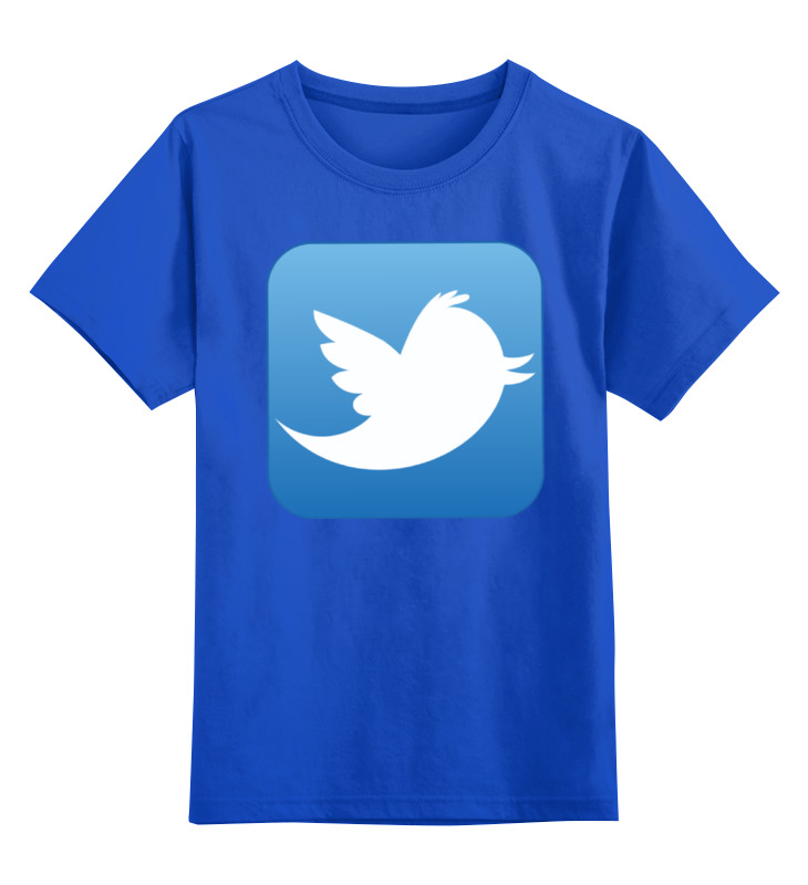 Детская футболка классическая унисекс Printio Twitter