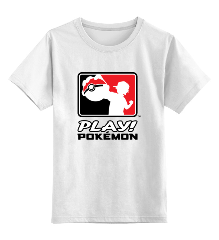 Детская футболка классическая унисекс Printio Play pokemon