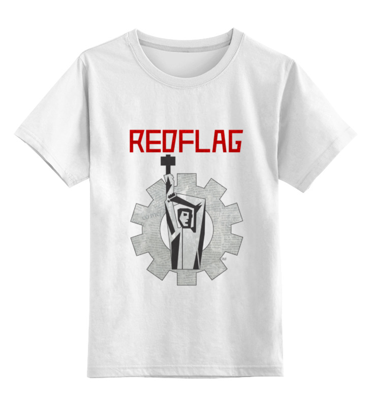 Детская футболка классическая унисекс Printio Red flag