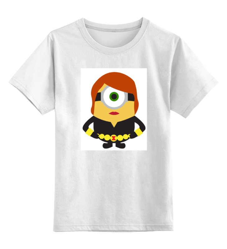 Детская футболка классическая унисекс Printio Миньоны
