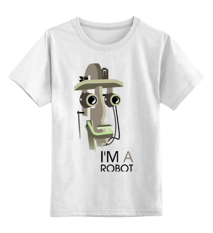 Детская футболка классическая унисекс Printio I`m a robot