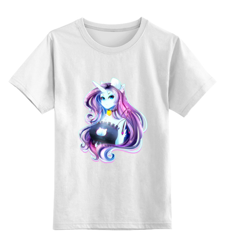 Детская футболка классическая унисекс Printio My little pony: рарити-девушка