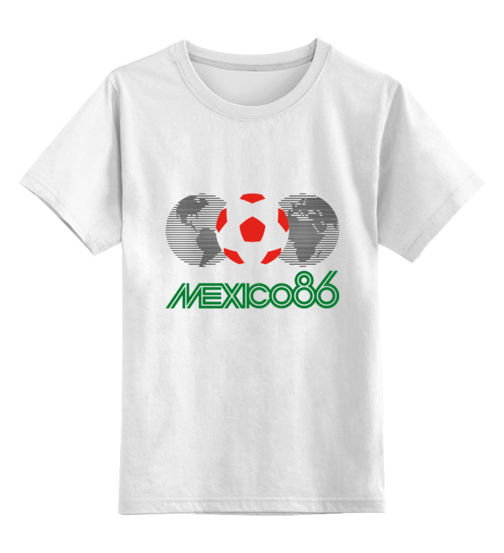 Детская футболка классическая унисекс Printio Чемпионат мира по футболу в мексике 1986 год