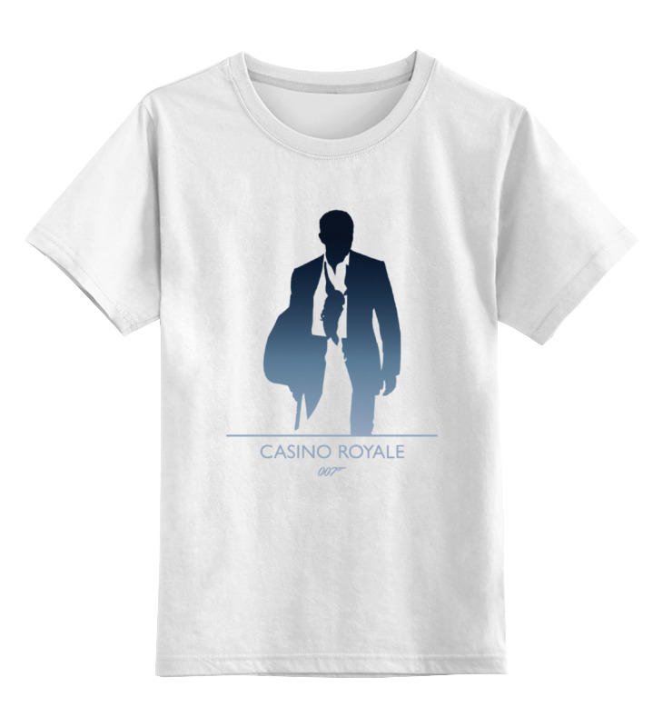 Детская футболка классическая унисекс Printio 007: казино «рояль»