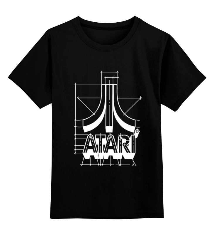 Детская футболка классическая унисекс Printio Логотип атари - atari logo