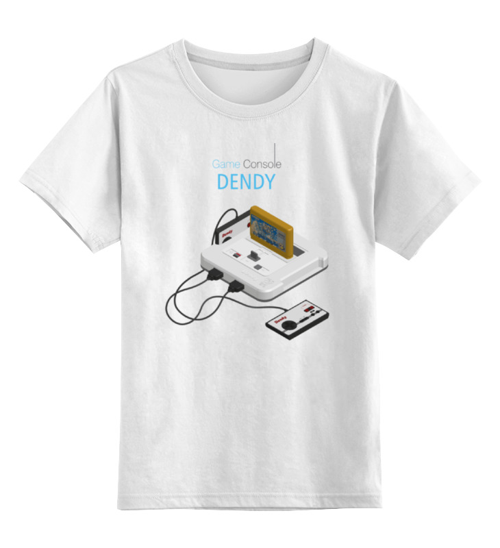 Детская футболка классическая унисекс Printio Игровая приставка денди