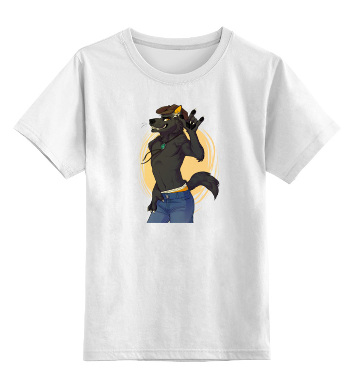 Детская футболка классическая унисекс Printio Брутальный пес