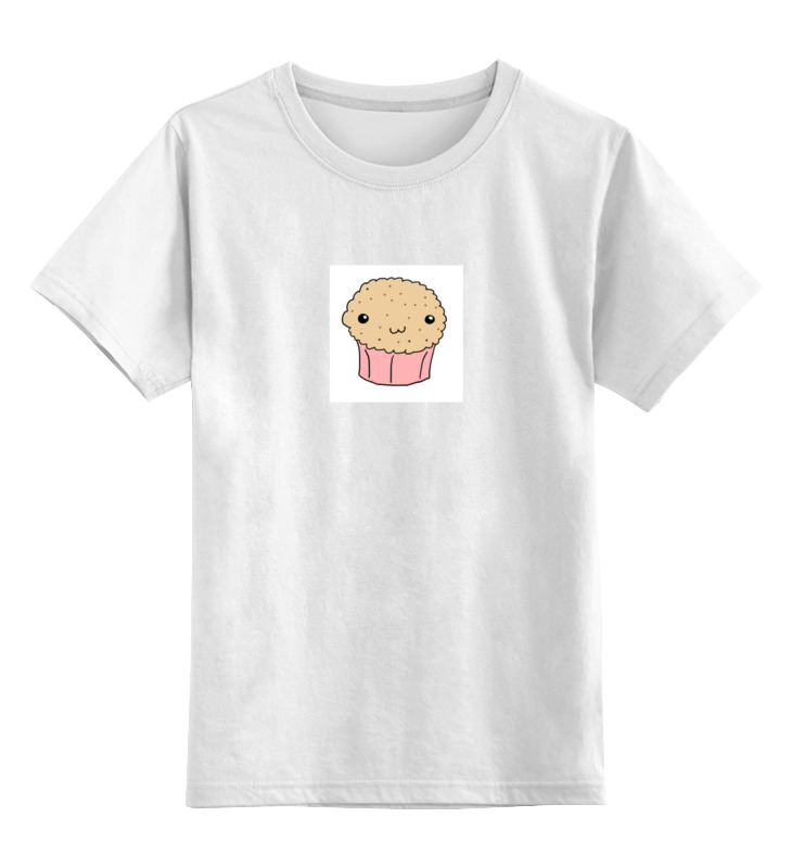Детская футболка классическая унисекс Printio Милый маффин