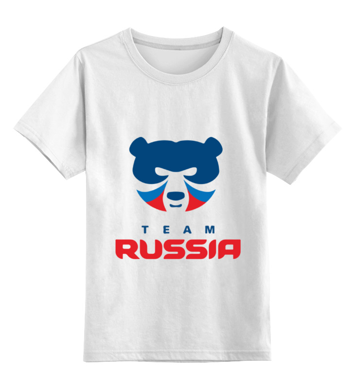 Детская футболка классическая унисекс Printio Russia team