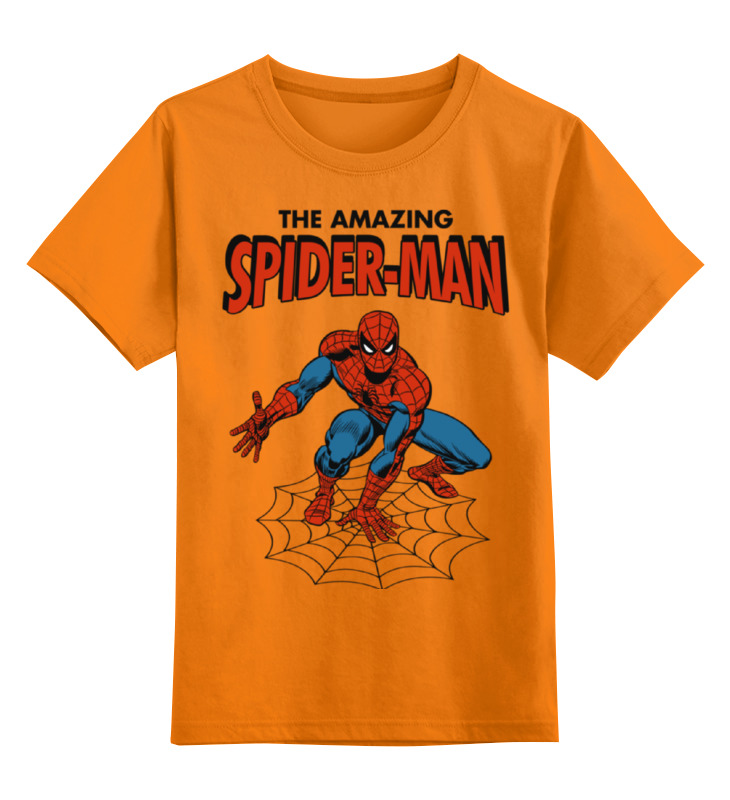 Детская футболка классическая унисекс Printio Человек-паук