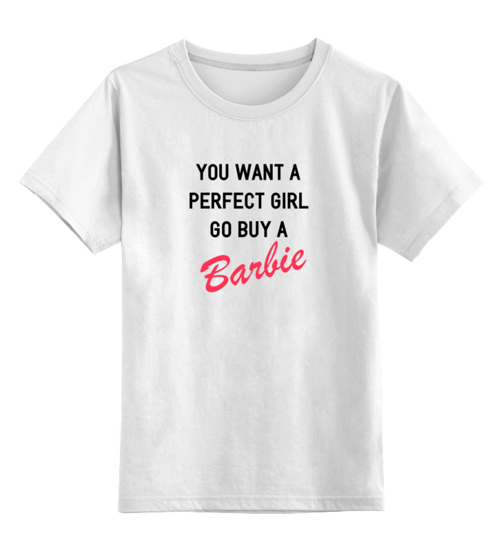 Детская футболка классическая унисекс Printio Perfect girl
