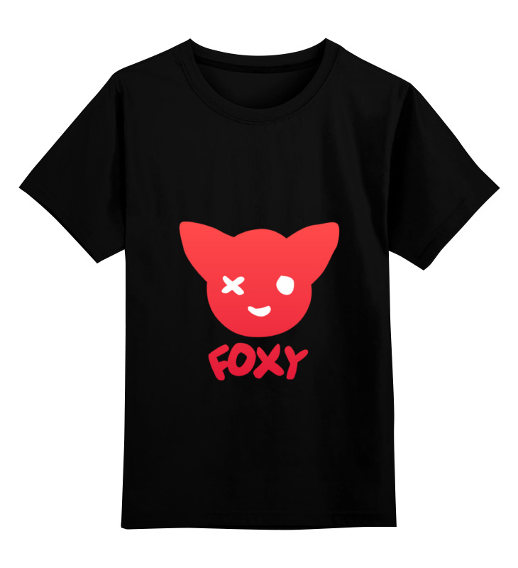 Детская футболка классическая унисекс Printio Фокси foxy