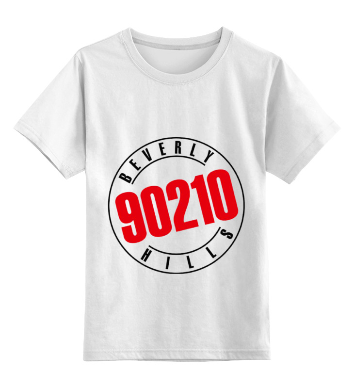 Детская футболка классическая унисекс Printio 90210