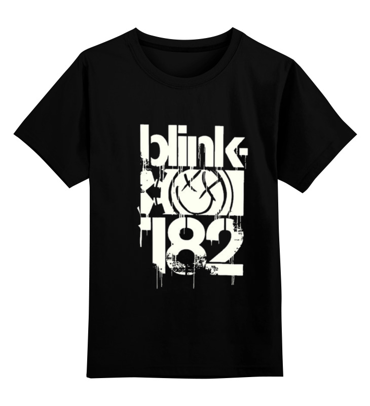 Детская футболка классическая унисекс Printio Blink-182 smile shirt
