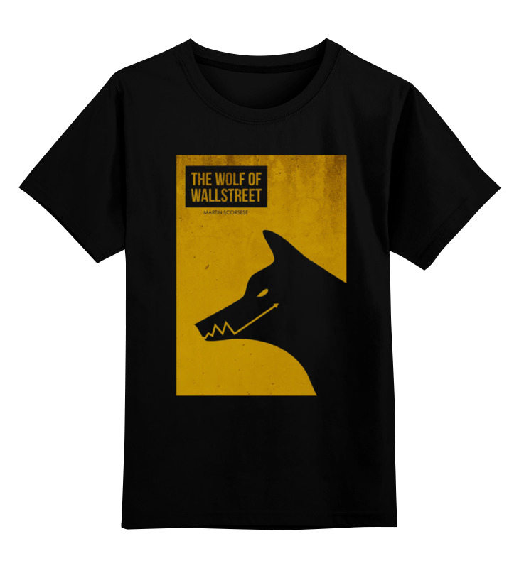 Детская футболка классическая унисекс Printio The wolf of wall street dog