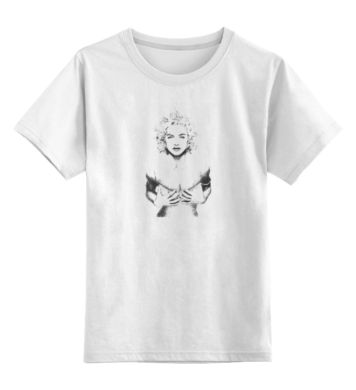 Детская футболка классическая унисекс Printio Мадонна