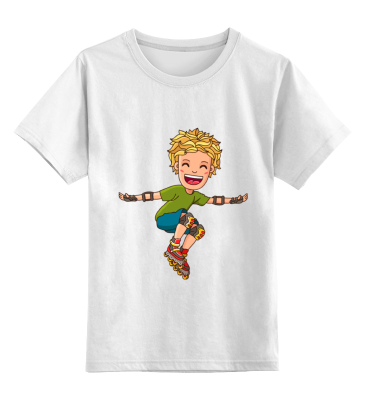 Детская футболка классическая унисекс Printio Ролики