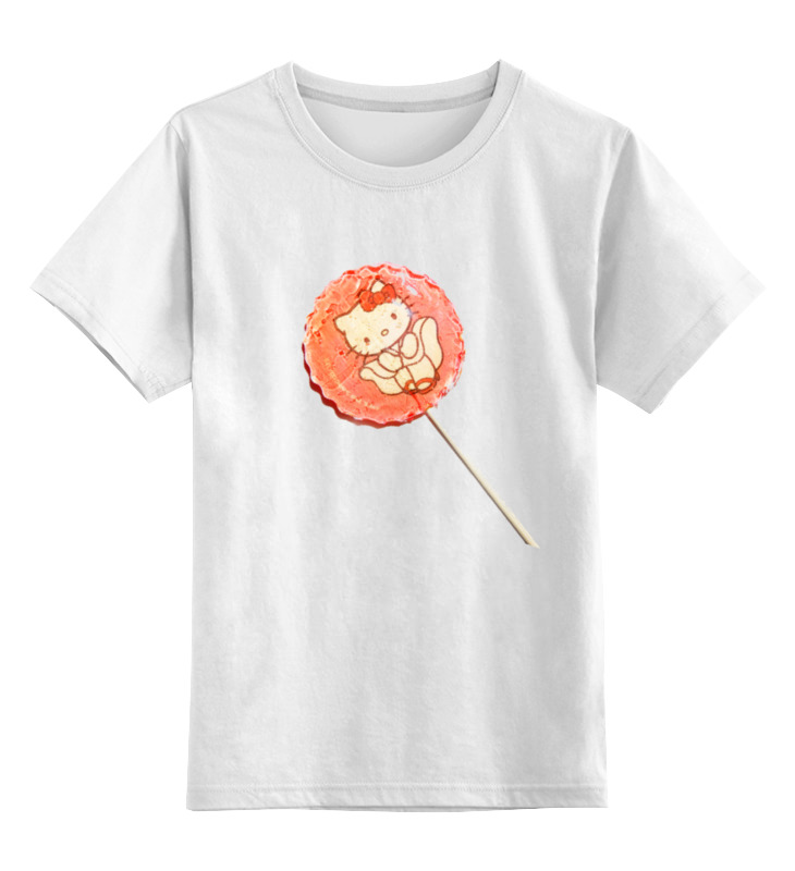 Детская футболка классическая унисекс Printio Леденец на палочке
