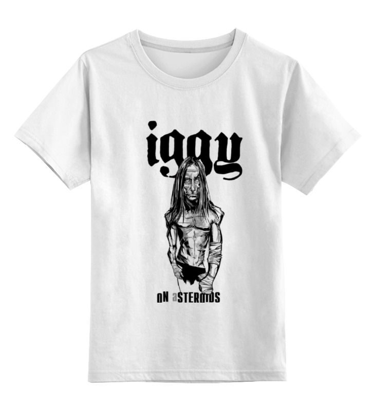 Детская футболка классическая унисекс Printio Iggy on asteroids