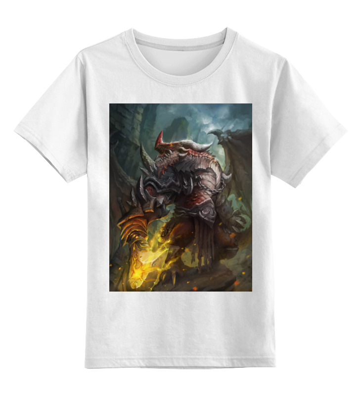 Детская футболка классическая унисекс Printio Dragon knight