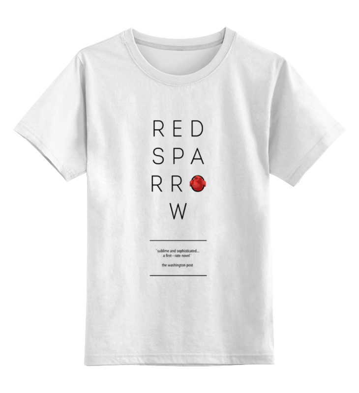 Детская футболка классическая унисекс Printio Красный воробей