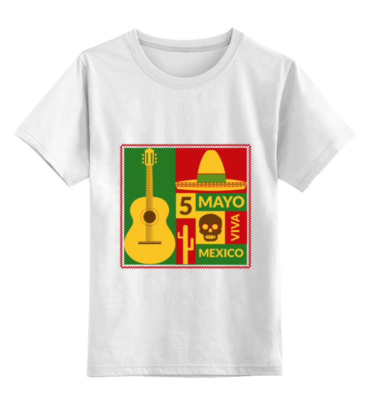Детская футболка классическая унисекс Printio Мексиканская