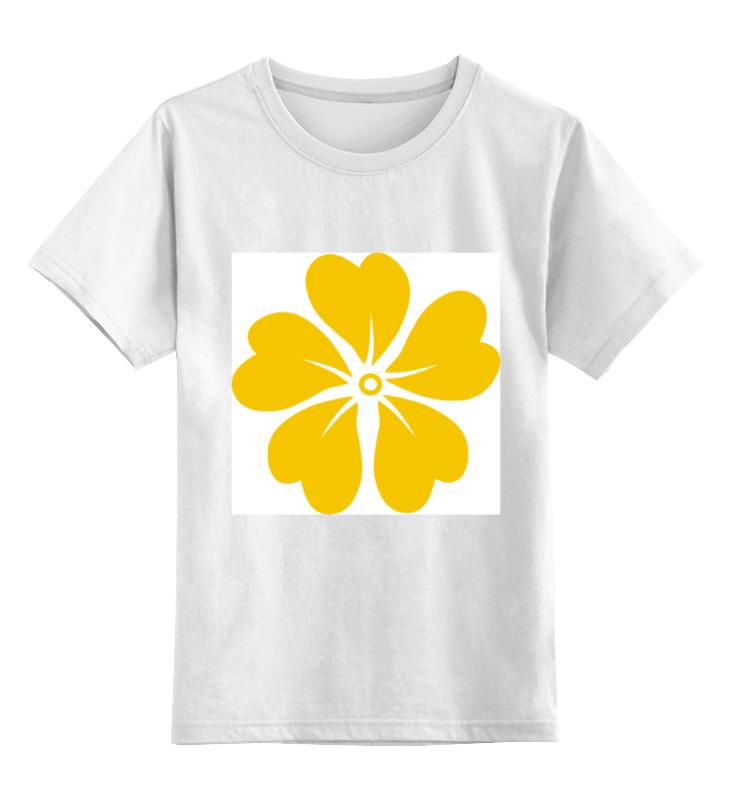 Детская футболка классическая унисекс Printio Желтая лилия
