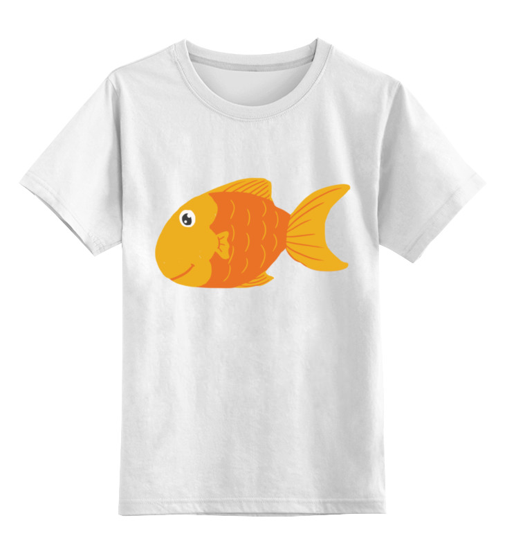 Детская футболка классическая унисекс Printio Золотая рыбка
