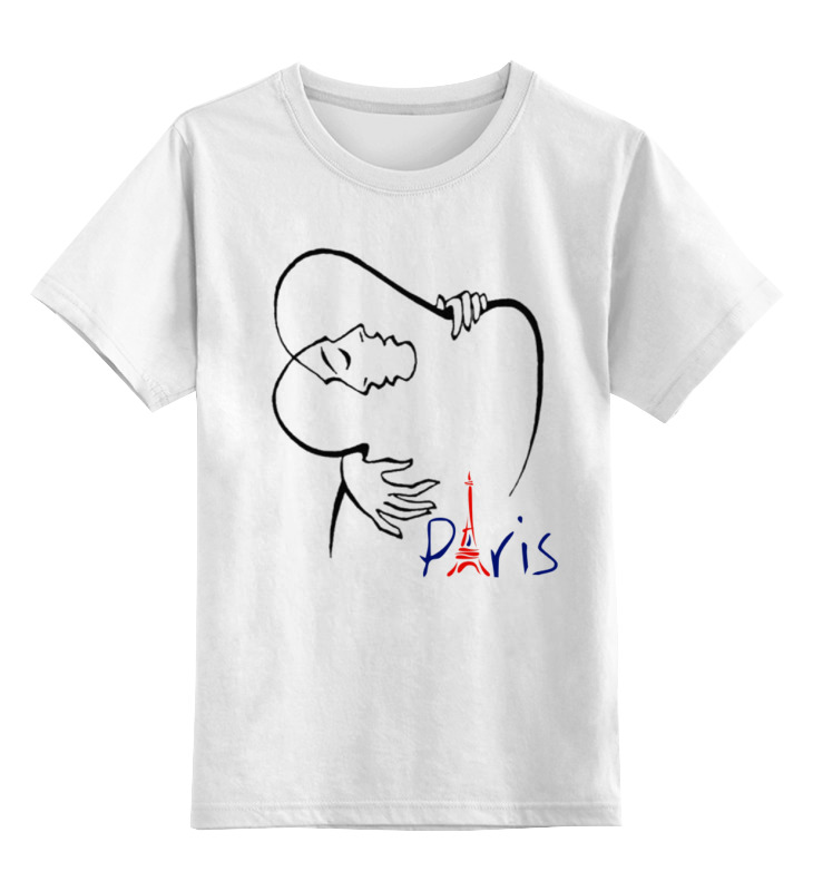 Детская футболка классическая унисекс Printio Paris
