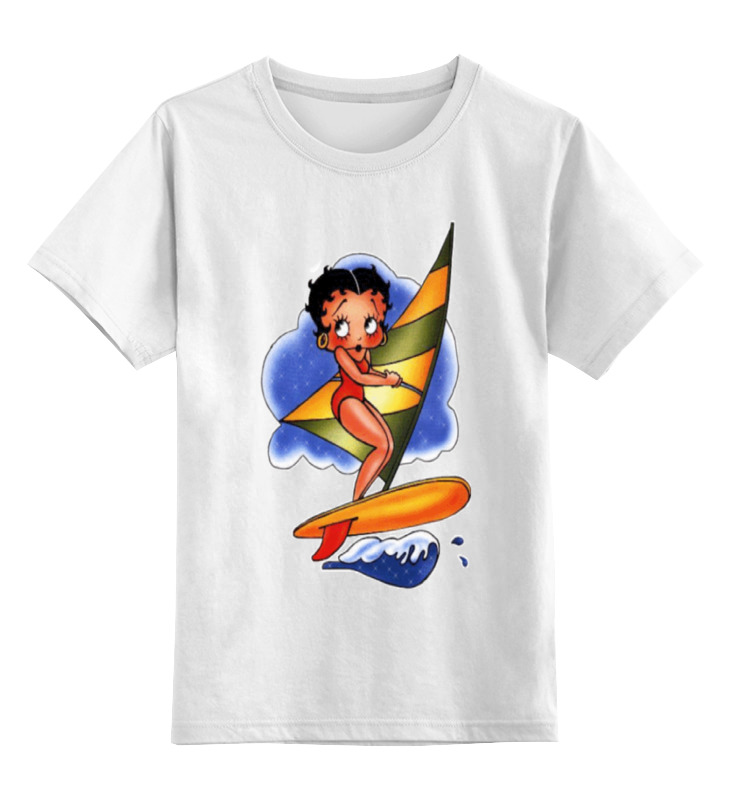 Детская футболка классическая унисекс Printio Бетти буп