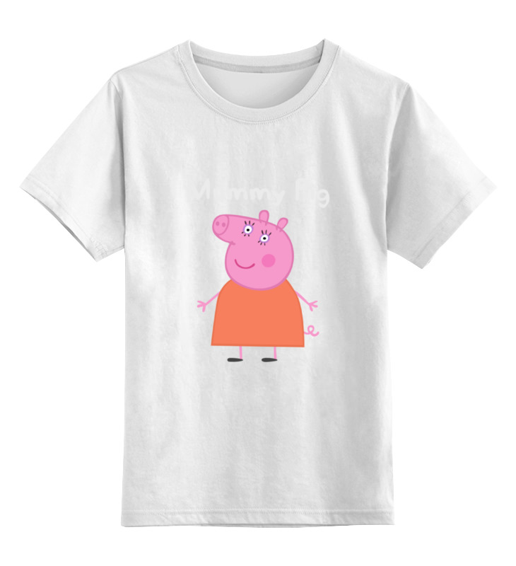 Детская футболка классическая унисекс Printio Mummy pig