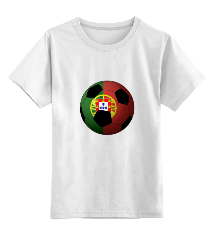 Детская футболка классическая унисекс Printio Футбол португалия
