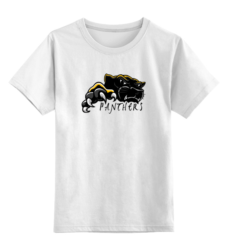Детская футболка классическая унисекс Printio Черная пантера