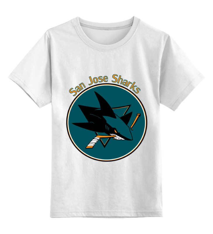 Детская футболка классическая унисекс Printio San jose sharks