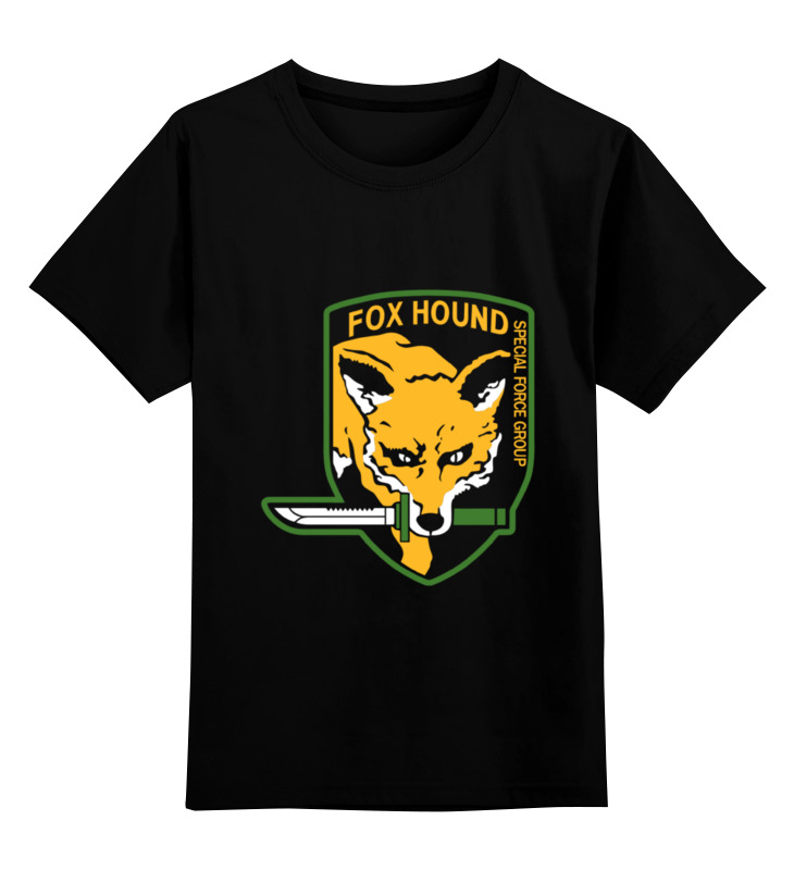 Детская футболка классическая унисекс Printio Fox hound