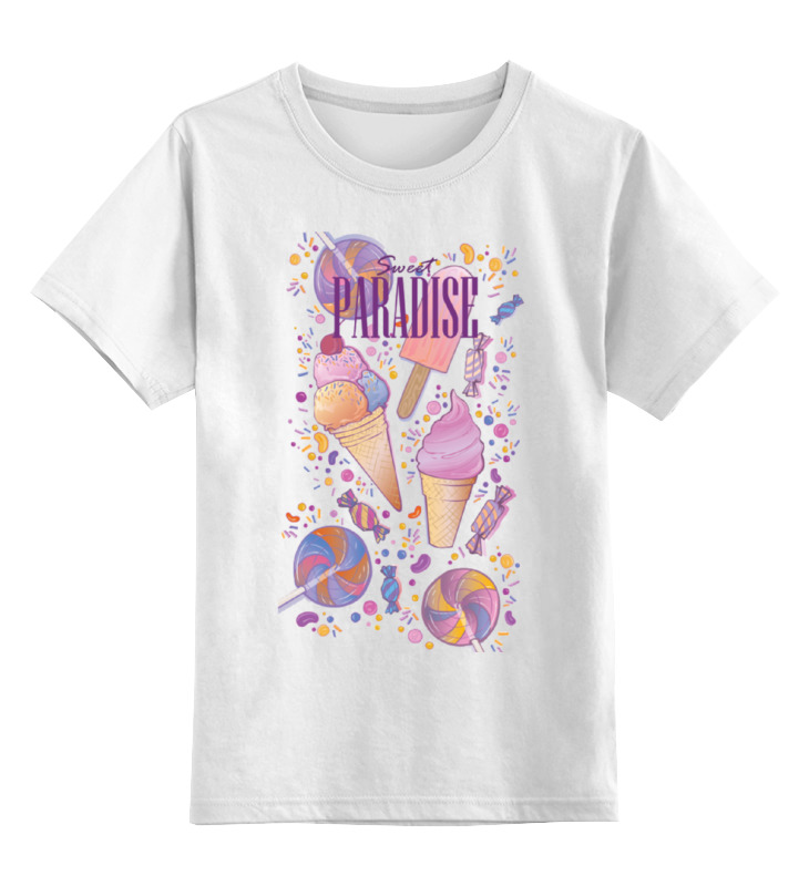 Детская футболка классическая унисекс Printio Sweet paradise