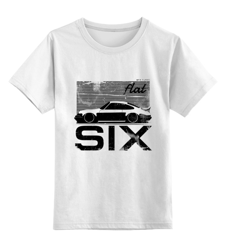 Детская футболка классическая унисекс Printio Porsche carrera 911 flat six stance